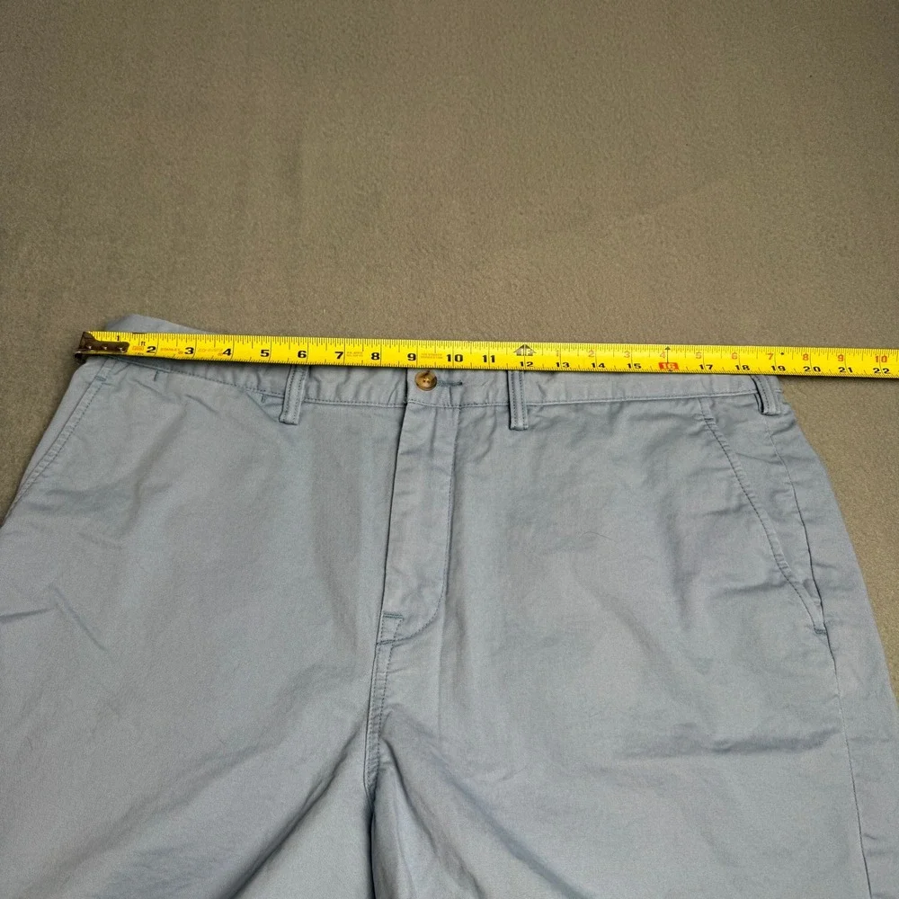 Polo Ralph Lauren Mens Classic Fit 9 Inch Shorts Light Blue Chino Stretch 36